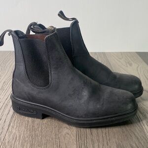 Blundstone Women's Size 8 Dark Leather Boots - Used